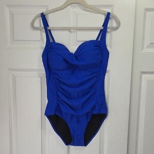 Coolibar Royal Blue One Piece Swimsuit